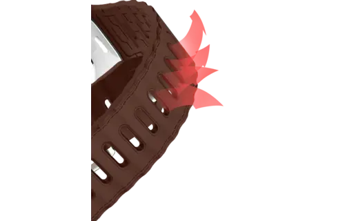 ITSKINS Ballistic R Lux Pineapple leather  Band  for Apple Watch 42/44/45/46/49mm - Brown