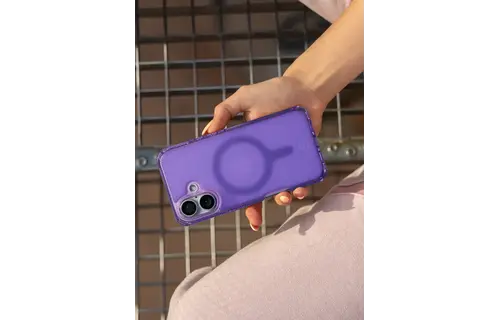 ITSKINS Hybrid R Vapor MagSafe Case for iPhone 16 - Light Purple