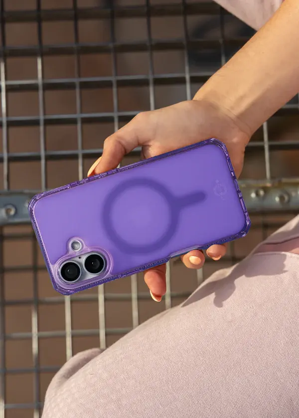 ITSKINS Hybrid R Vapor MagSafe Case for iPhone 16 - Light Purple