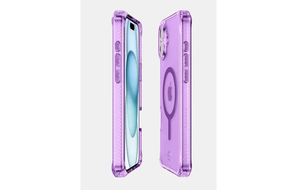 ITSKINS Hybrid R Vapor MagSafe Case for iPhone 16 - Light Purple
