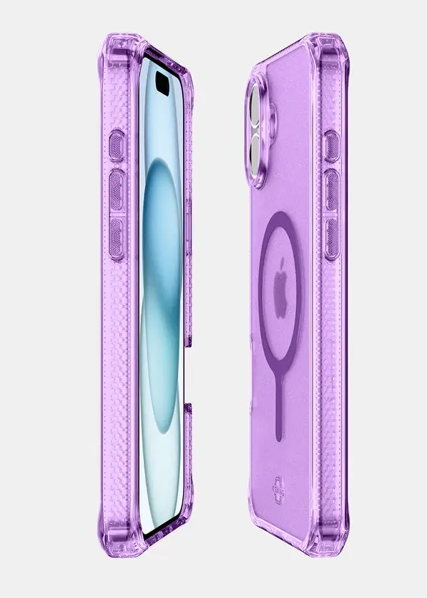 ITSKINS Hybrid R Vapor MagSafe Case for iPhone 16 - Light Purple