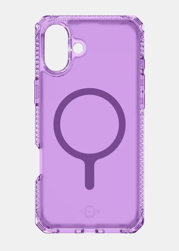 ITSKINS Hybrid R Vapor MagSafe Case for iPhone 16 - Light Purple