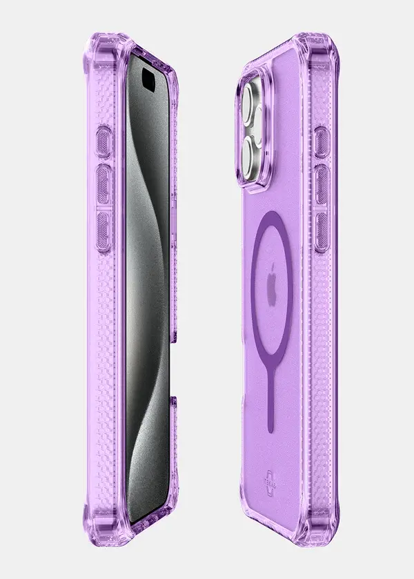 ITSKINS Hybrid R Vapor MagSafe Case for iPhone 16 Pro - Light Purple