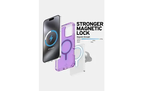 ITSKINS Hybrid R Vapor MagSafe Case for iPhone 16 Pro - Light Purple