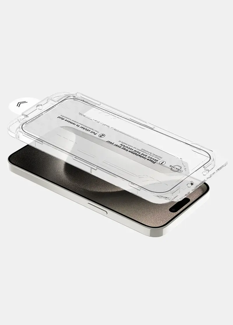 ITSKINS Supreme Glass Protector with Eco-Friendly Alignment Tool for iPhone 16 Pro - Clear