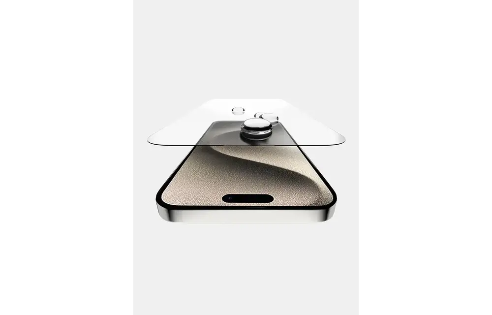 ITSKINS Supreme Glass Protector with Eco-Friendly Alignment Tool for iPhone 16 Pro - Clear