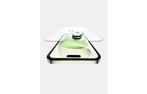 ITSKINS Supreme Glass Protector with Eco-Friendly Alignment Tool for iPhone 16 - Clear