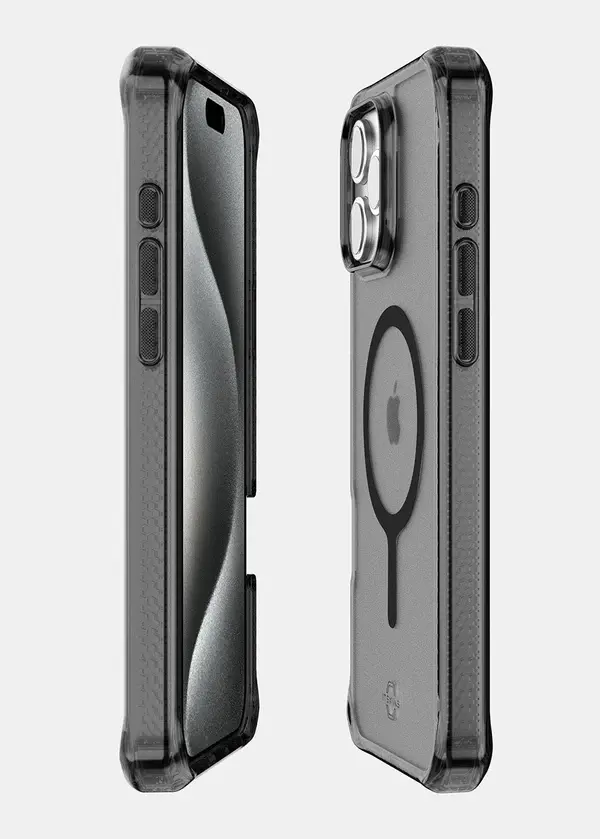 ITSKINS Hybrid R Vapor MagSafe Case for iPhone 16 Pro - Smoke