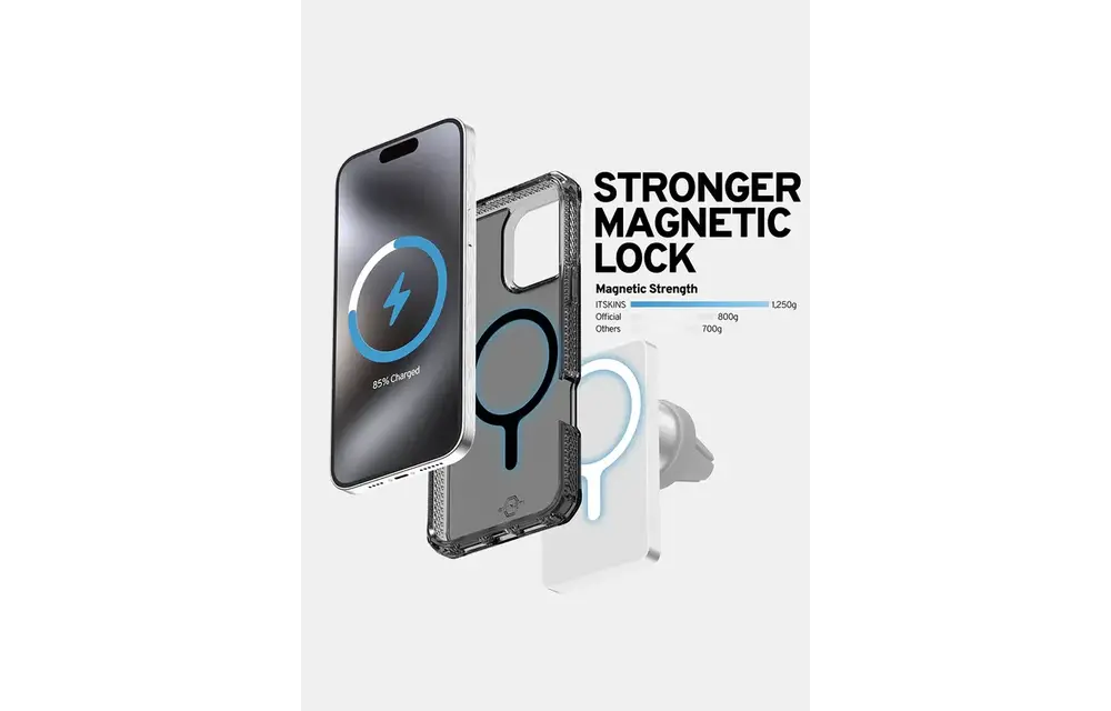 ITSKINS Hybrid R Vapor MagSafe Case for iPhone 16 Pro Max - Smoke