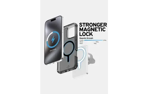 ITSKINS Hybrid R Vapor MagSafe Case for iPhone 16 Pro Max - Smoke