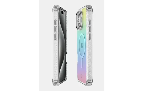 ITSKINS Hybrid R Vapor MagSafe Case for iPhone 16 Pro - Iridescent Violet