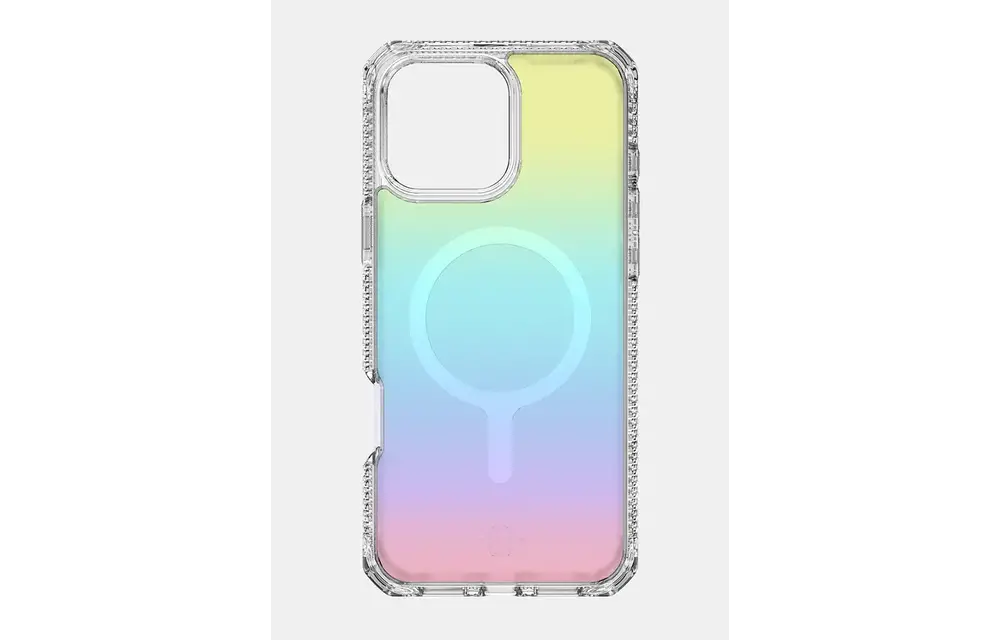 ITSKINS Hybrid R Vapor MagSafe Case for iPhone 16 Pro - Iridescent Violet