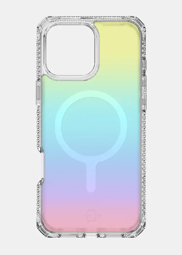 ITSKINS Hybrid R Vapor MagSafe Case for iPhone 16 Pro - Iridescent Violet