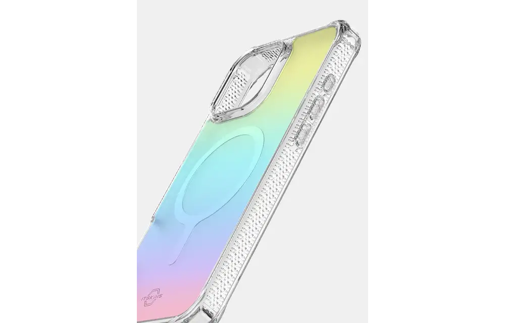 ITSKINS Hybrid R Vapor MagSafe Case for iPhone 16 Pro - Iridescent Violet