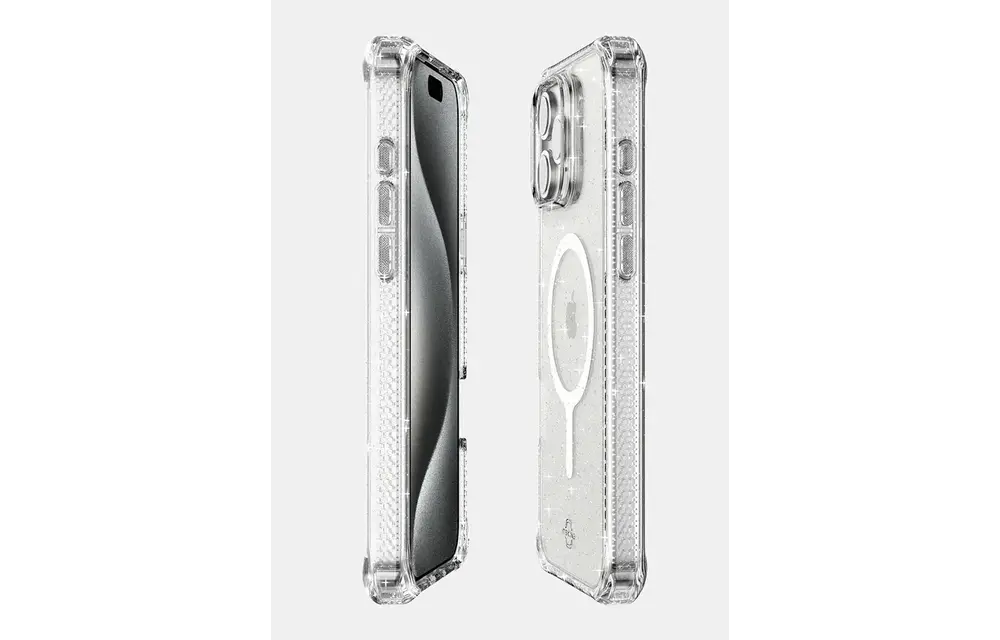 ITSKINS Hybrid R Spark MagSafe Case for iPhone 16  Pro - Transparent