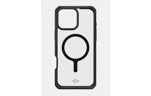 ITSKINS Hybrid R Solid MagSafe Case for iPhone 16 Pro - Black/Clear