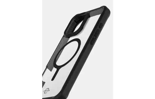 ITSKINS Hybrid R Solid MagSafe Case for iPhone 16 Pro - Black/Clear