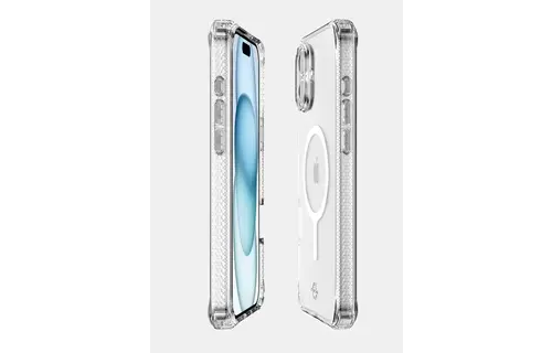 ITSKINS Hybrid R Clear MagSafe Case for iPhone 16 - Transparent