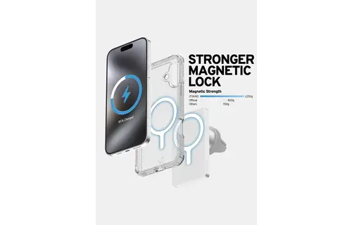 ITSKINS Hybrid R Clear MagSafe Case for iPhone 16 Plus - Transparent