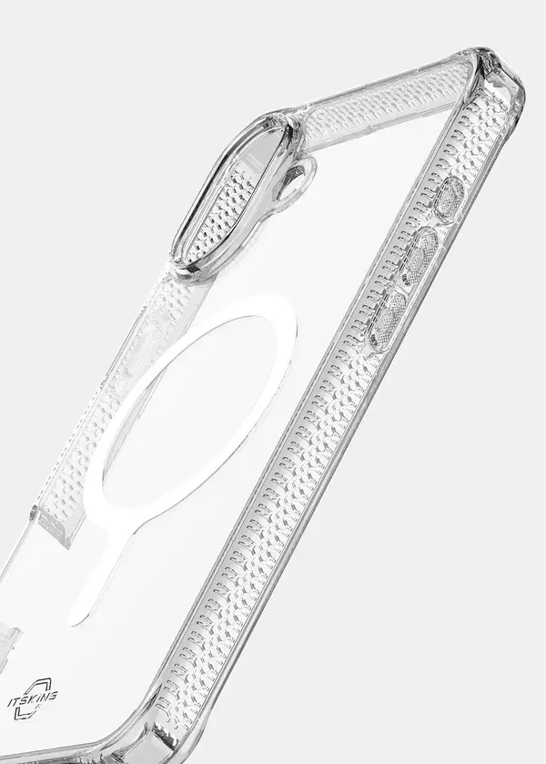 ITSKINS Hybrid R Clear MagSafe Case for iPhone 16 Plus - Transparent