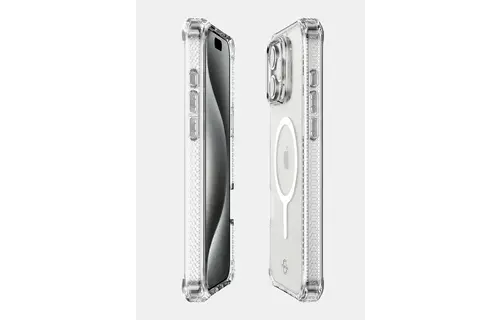 ITSKINS Hybrid R Clear MagSafe Case for iPhone 16 Pro - Transparent