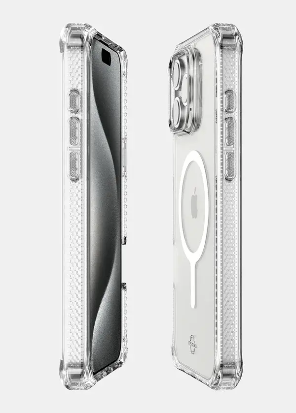 ITSKINS Hybrid R Clear MagSafe Case for iPhone 16 Pro - Transparent