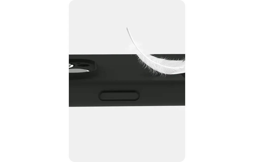 Avana velvet Silicone MagSafe Case for iPhone 16 Pro Max - Black