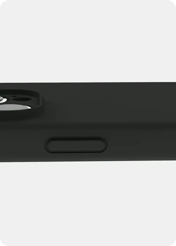 Avana velvet Silicone MagSafe Case for iPhone 16 Pro Max - Black