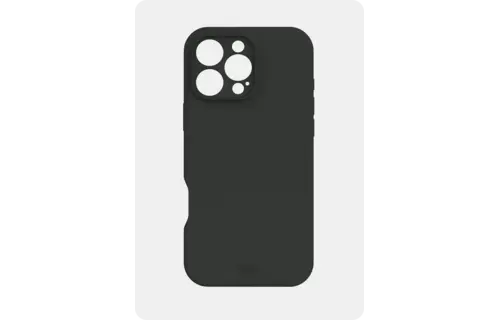 Avana velvet Silicone MagSafe Case for iPhone 16 Pro Max - Black