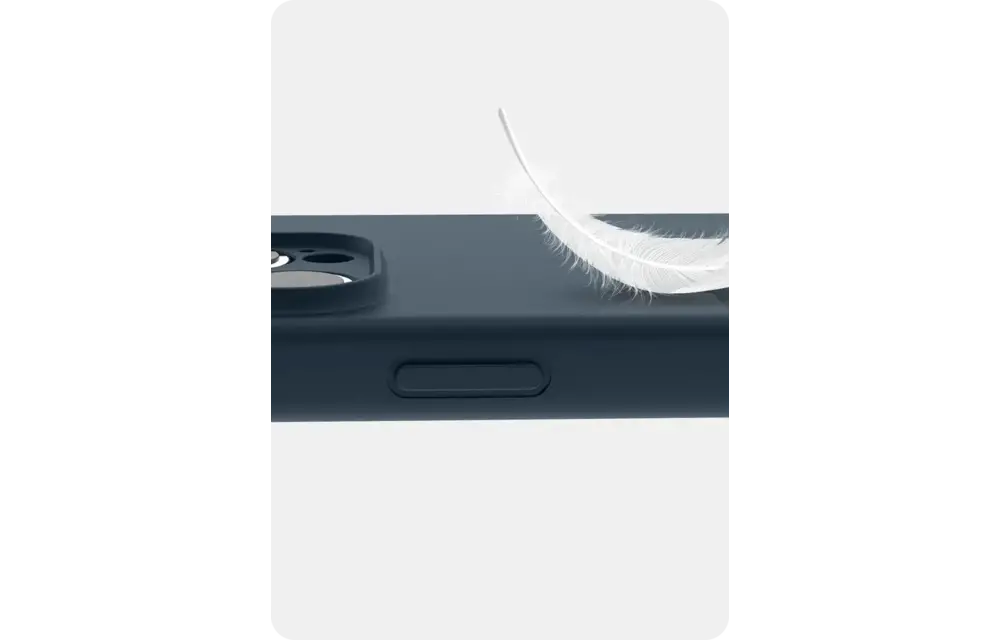 Avana velvet Silicone MagSafe Case for iPhone 16 Pro - Navy