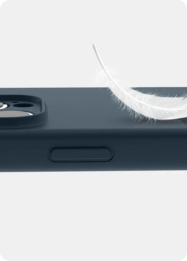 Avana velvet Silicone MagSafe Case for iPhone 16 Pro - Navy