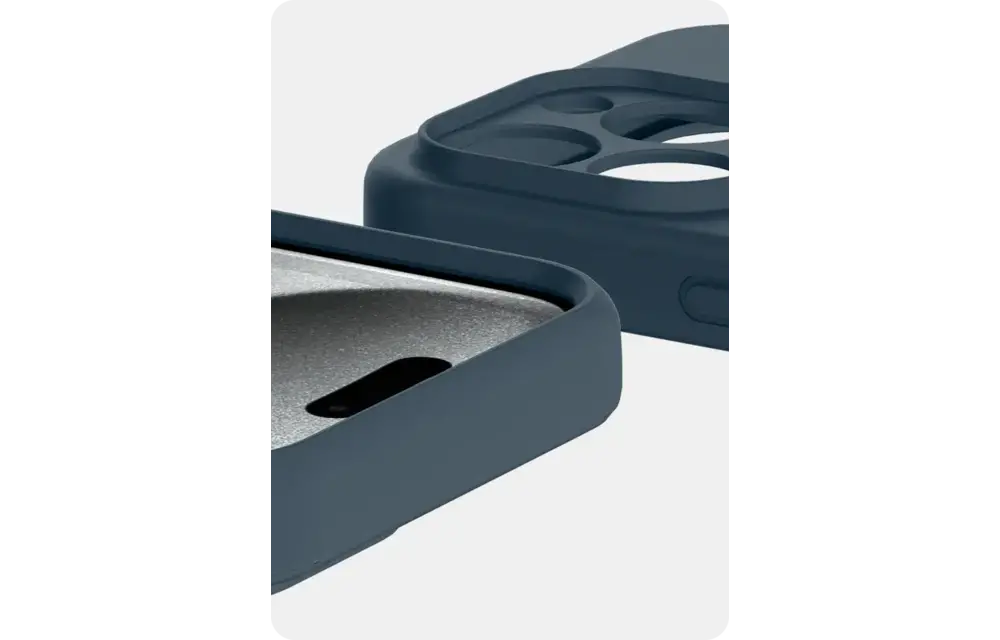Avana velvet Silicone MagSafe Case for iPhone 16 Pro - Navy