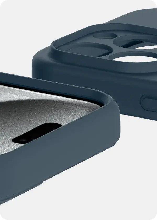 Avana velvet Silicone MagSafe Case for iPhone 16 Pro - Navy