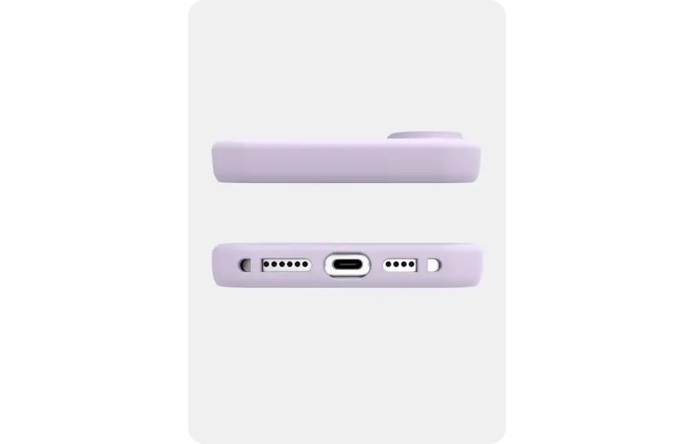 Avana velvet Silicone MagSafe Case for iPhone 16 - Lavender