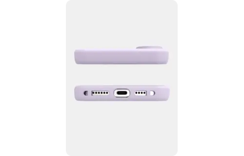 Avana velvet Silicone MagSafe Case for iPhone 16 - Lavender