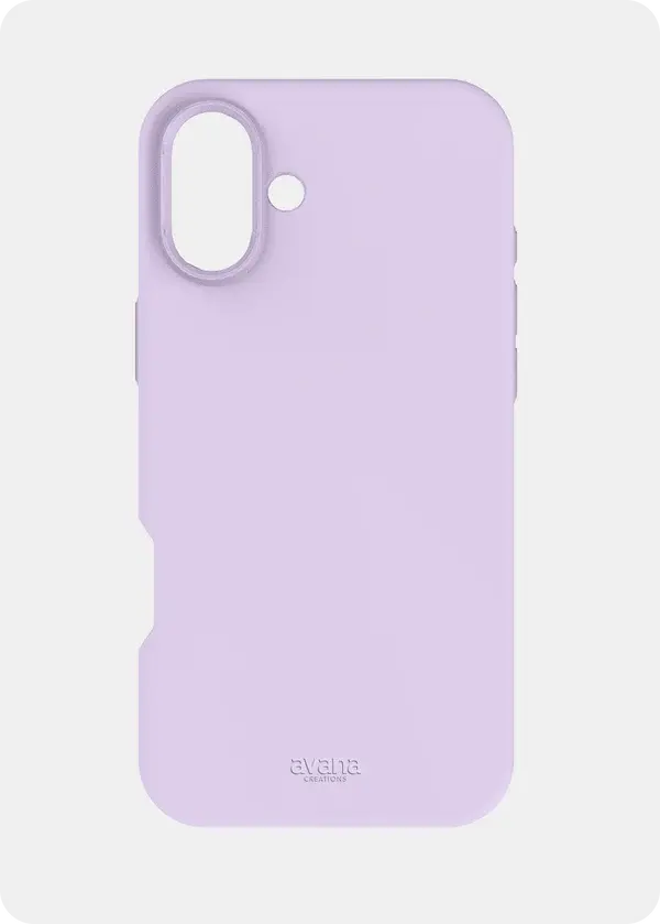 Avana velvet Silicone MagSafe Case for iPhone 16 - Lavender