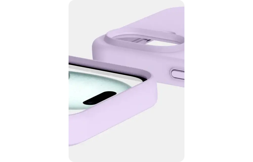 Avana velvet Silicone MagSafe Case for iPhone 16 - Lavender