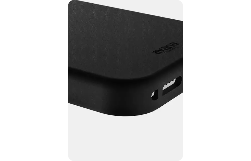 Avana Leather MagSafe Case for iPhone 16 Pro - Ash Black