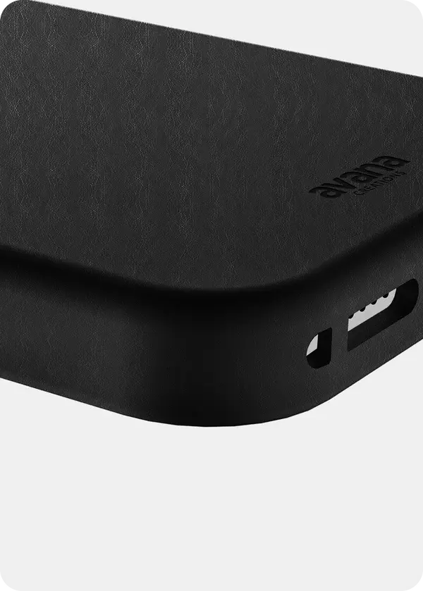 Avana Leather MagSafe Case for iPhone 16 Pro - Ash Black