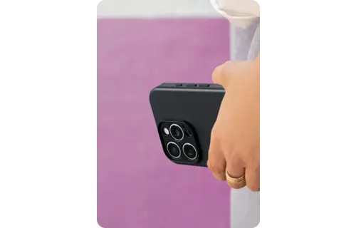 Avana Leather MagSafe Case for iPhone 16 Pro - Ash Black