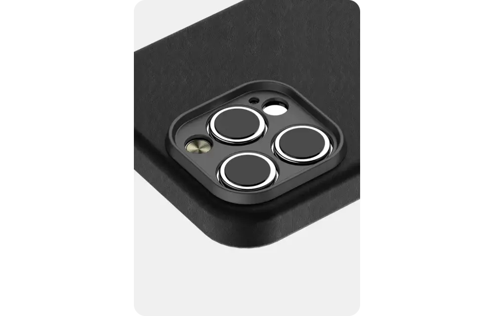 Avana Leather MagSafe Case for iPhone 16 Pro - Ash Black
