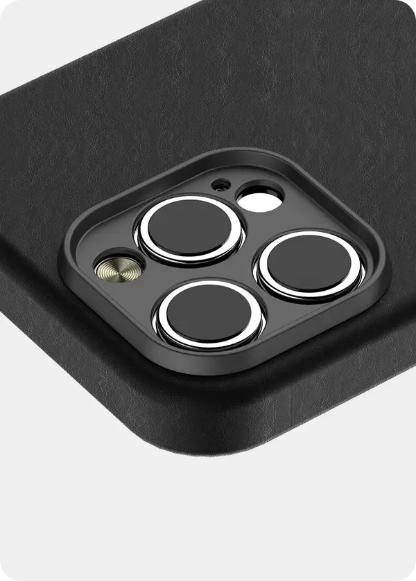 Avana Leather MagSafe Case for iPhone 16 Pro - Ash Black