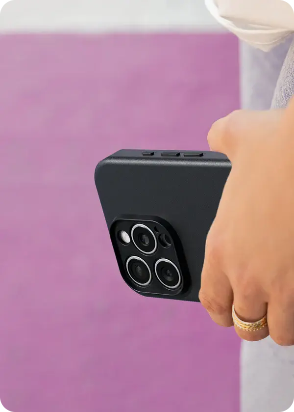 Avana Leather MagSafe Case for iPhone 16 Pro Max - Ash Black