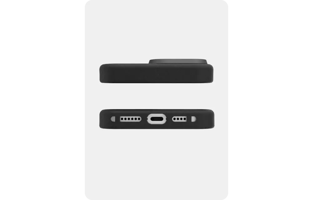 Avana Leather MagSafe Case for iPhone 16 Pro Max - Ash Black