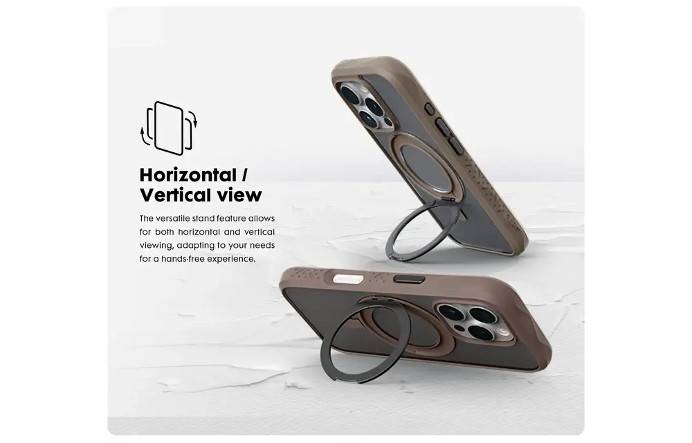 LAUT Crystal Matter MagSafe Case for iPhone 16 Pro Max - Earth Brown