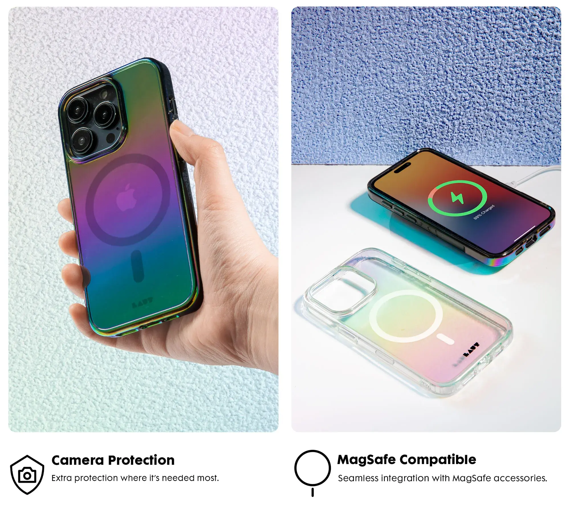 LAUT HOLO MagSafe Case for iPhone 16 Pro - Holo Midnight