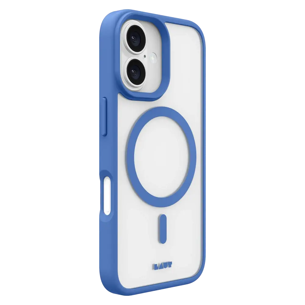 LAUT HUEX Protect MagSafe Case for iPhone 16 Plus - Heron Blue