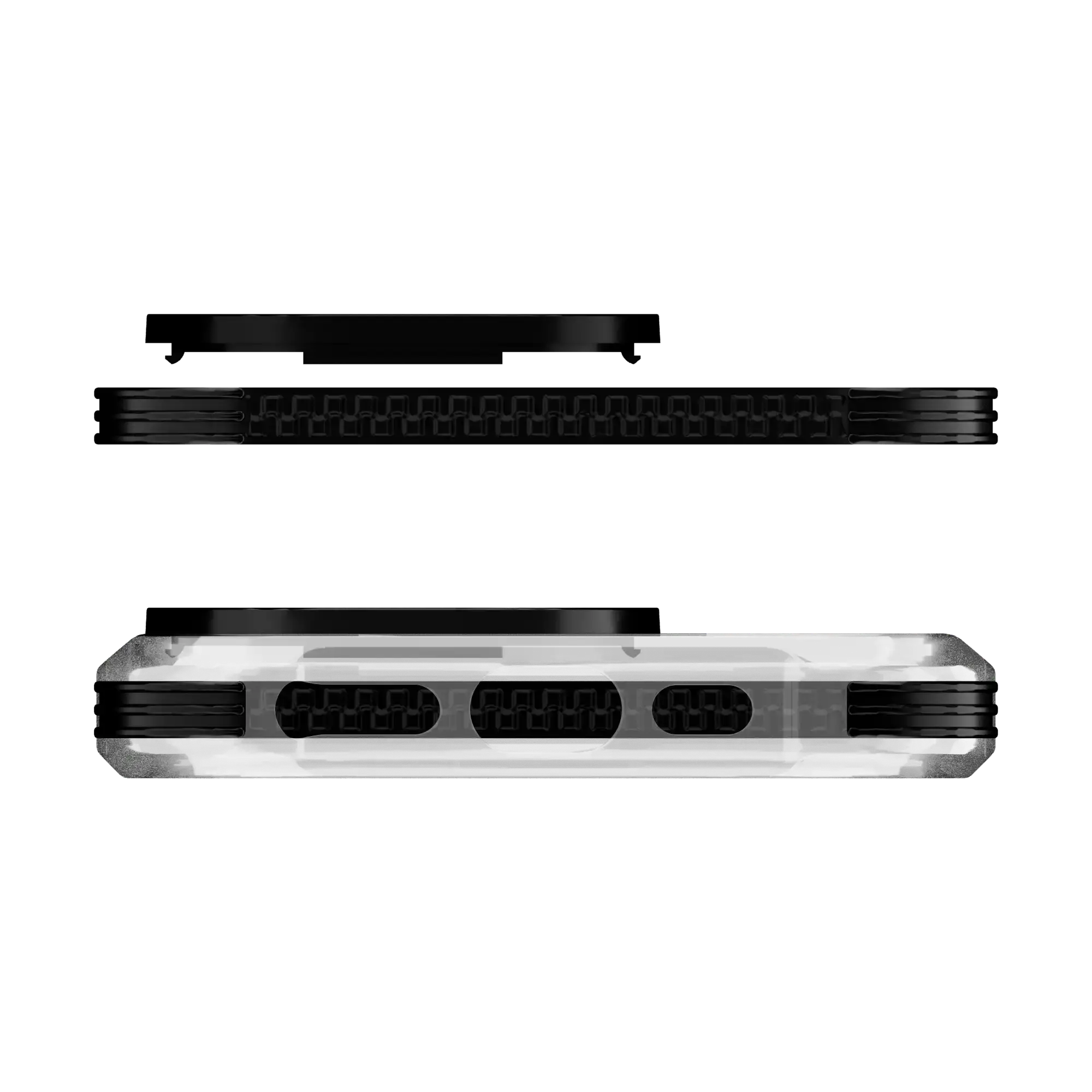 Buttercase Inspire MagSafe Series Protective Case For iPhone 16 Pro Max - Clear / Black