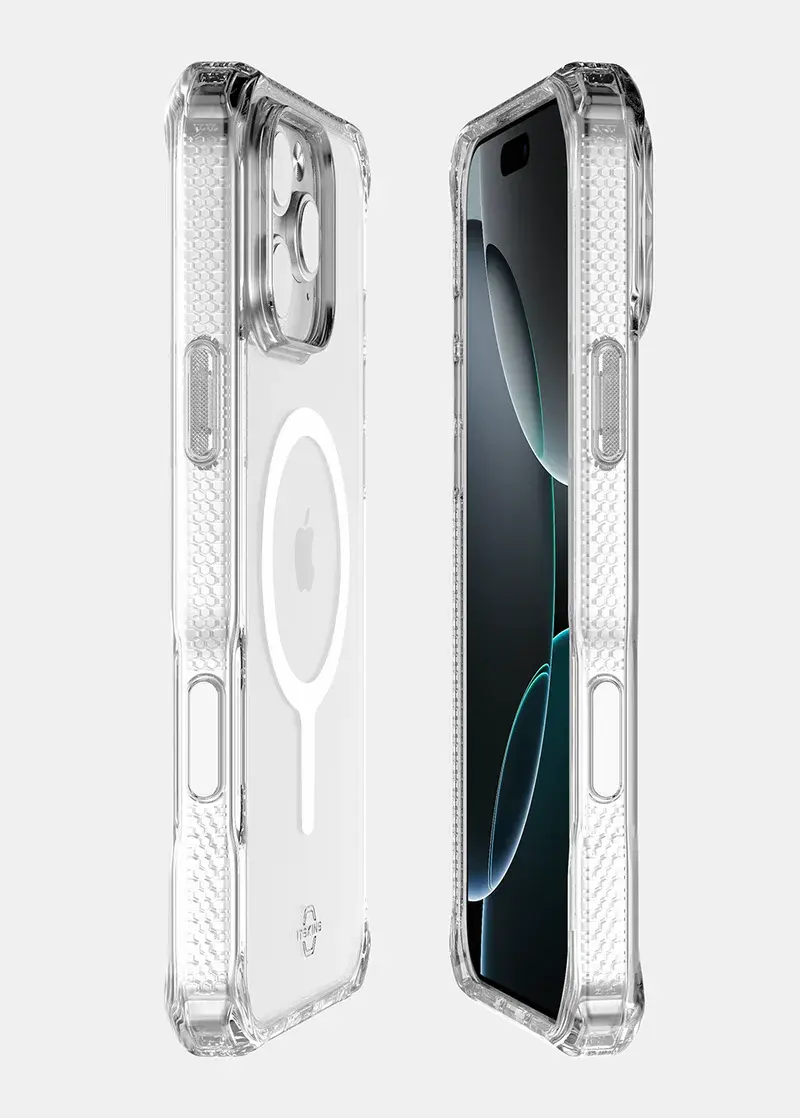 ITSKINS Hybrid R Touch Clear MagSafe Case for iPhone 16 Pro Max - Transparent
