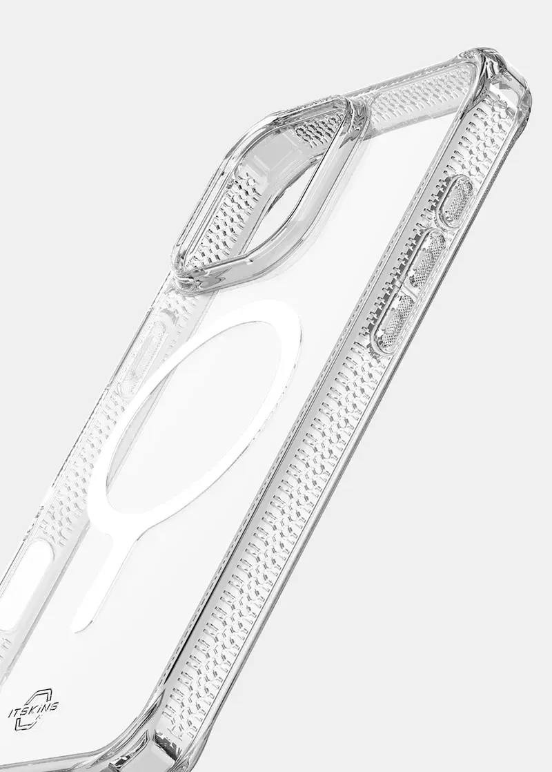 ITSKINS Hybrid R Touch Clear MagSafe Case for iPhone 16 Pro Max - Transparent